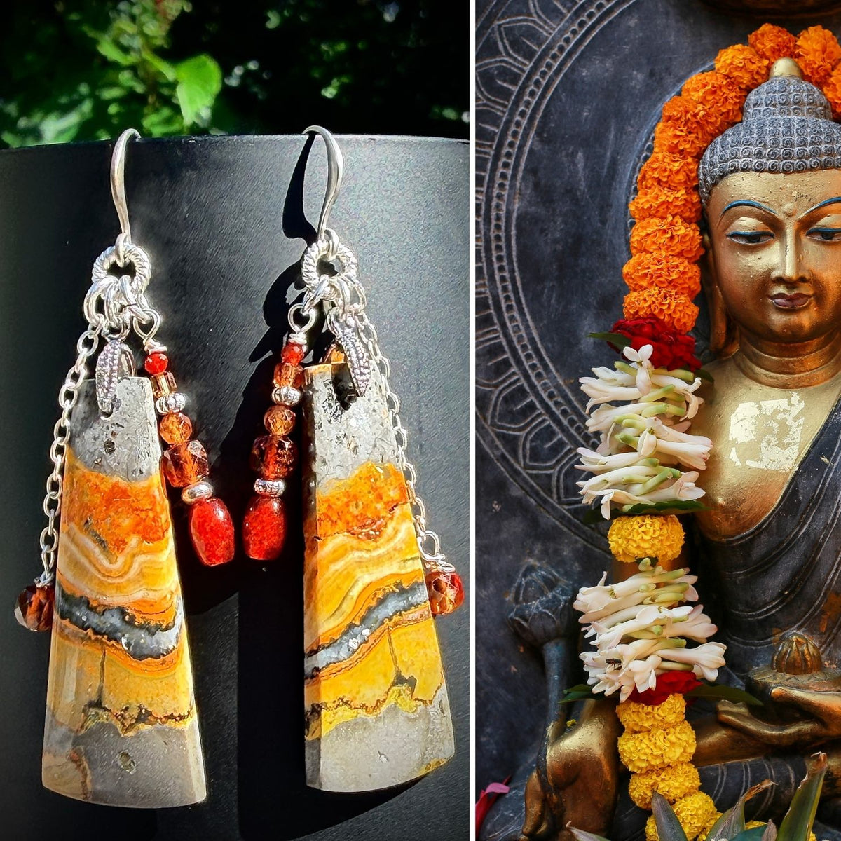 N°049 Statement Earrings - The Sri Lanka Collection