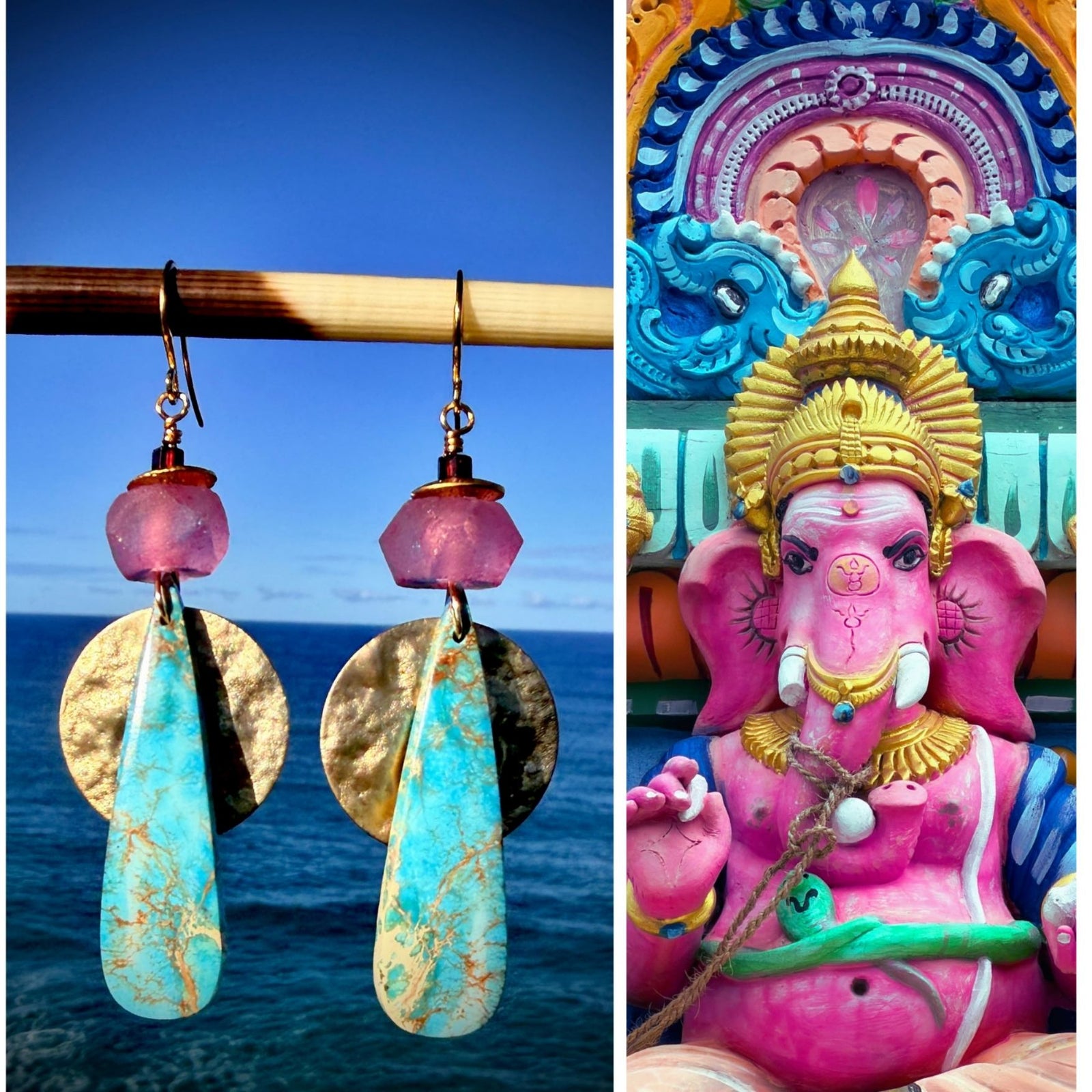 N°050 Statement Earrings - The Sri Lanka Collection