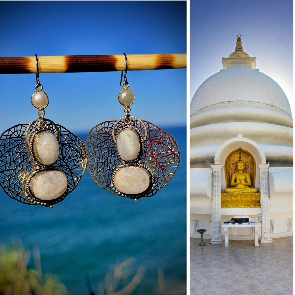 N°052 Statement Earrings - The Sri Lanka Collection