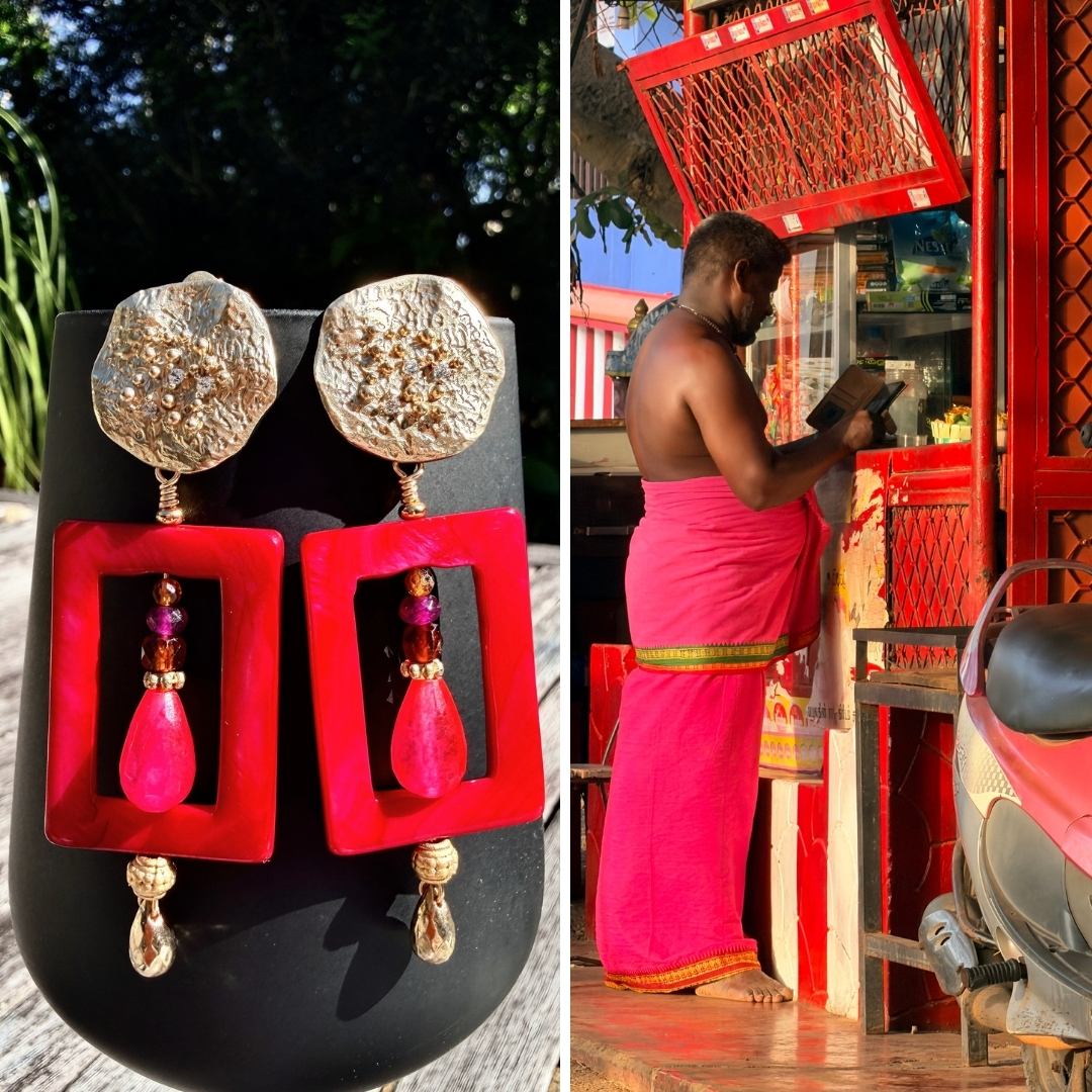 N°005 Statement Earrings - The Sri Lanka Collection