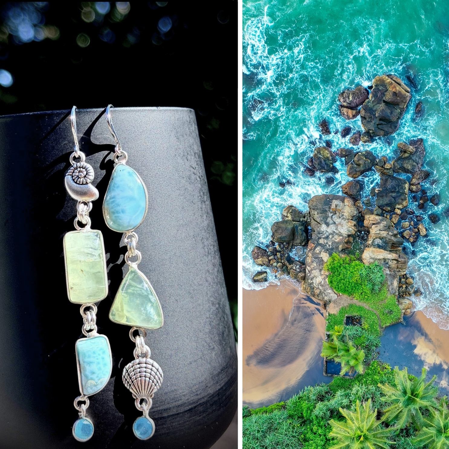 N°060 Statement Earrings - The Sri Lanka Collection