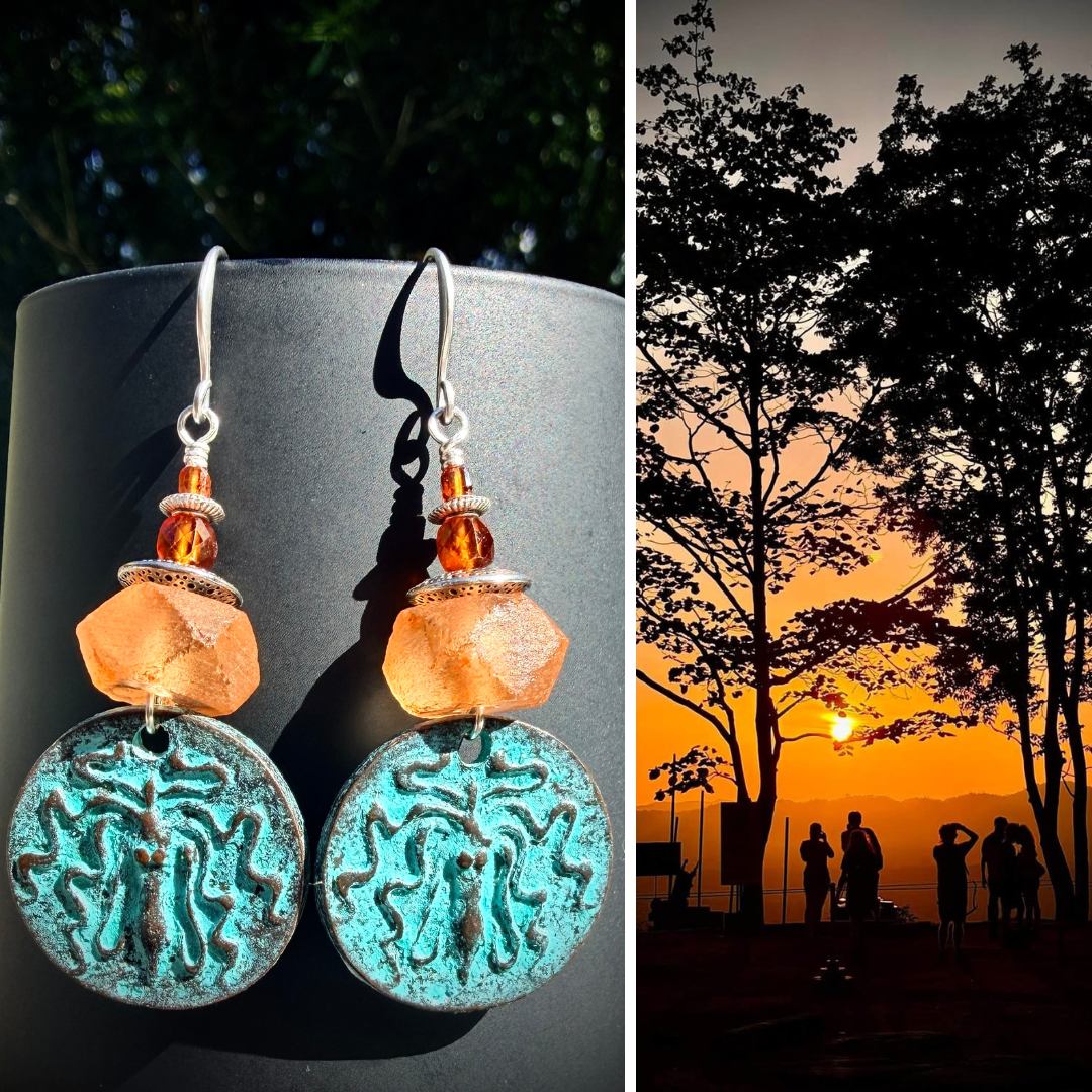 N°066 Statement Earrings - The Sri Lanka Collection