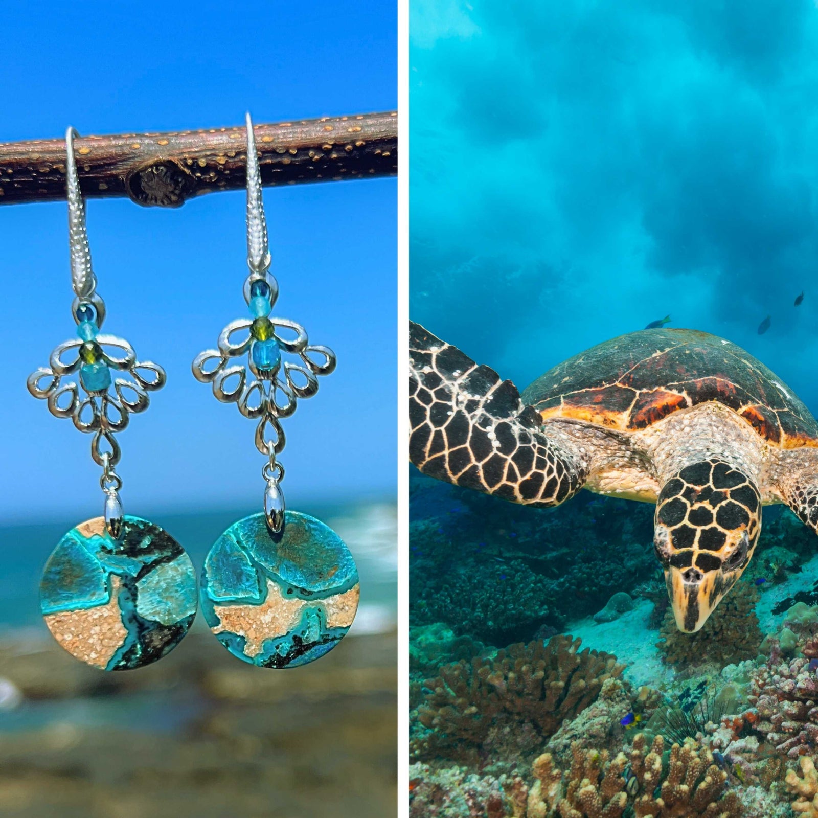 N°068 Statement Earrings - The Vanuatu Collection