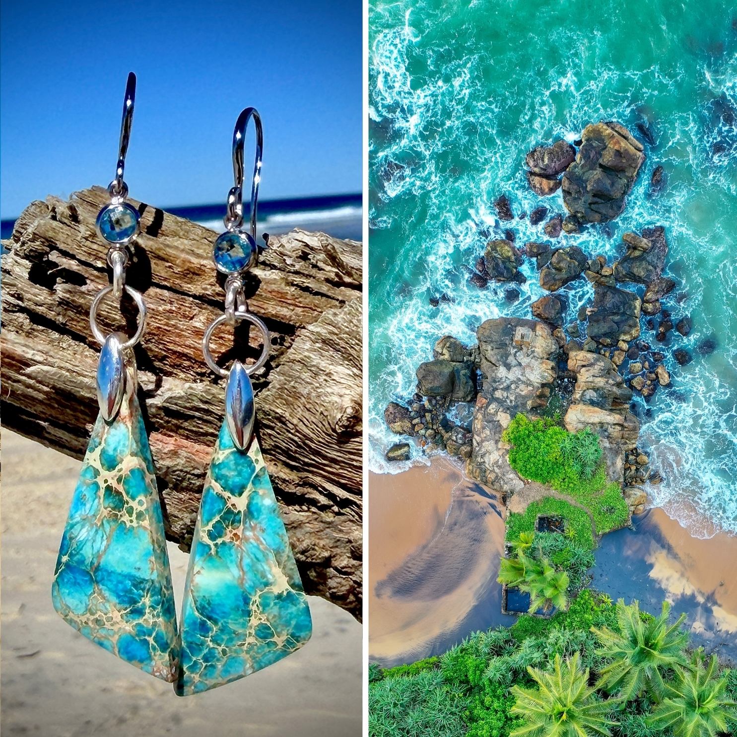 N°069 Statement Earrings - The Sri Lanka Collection