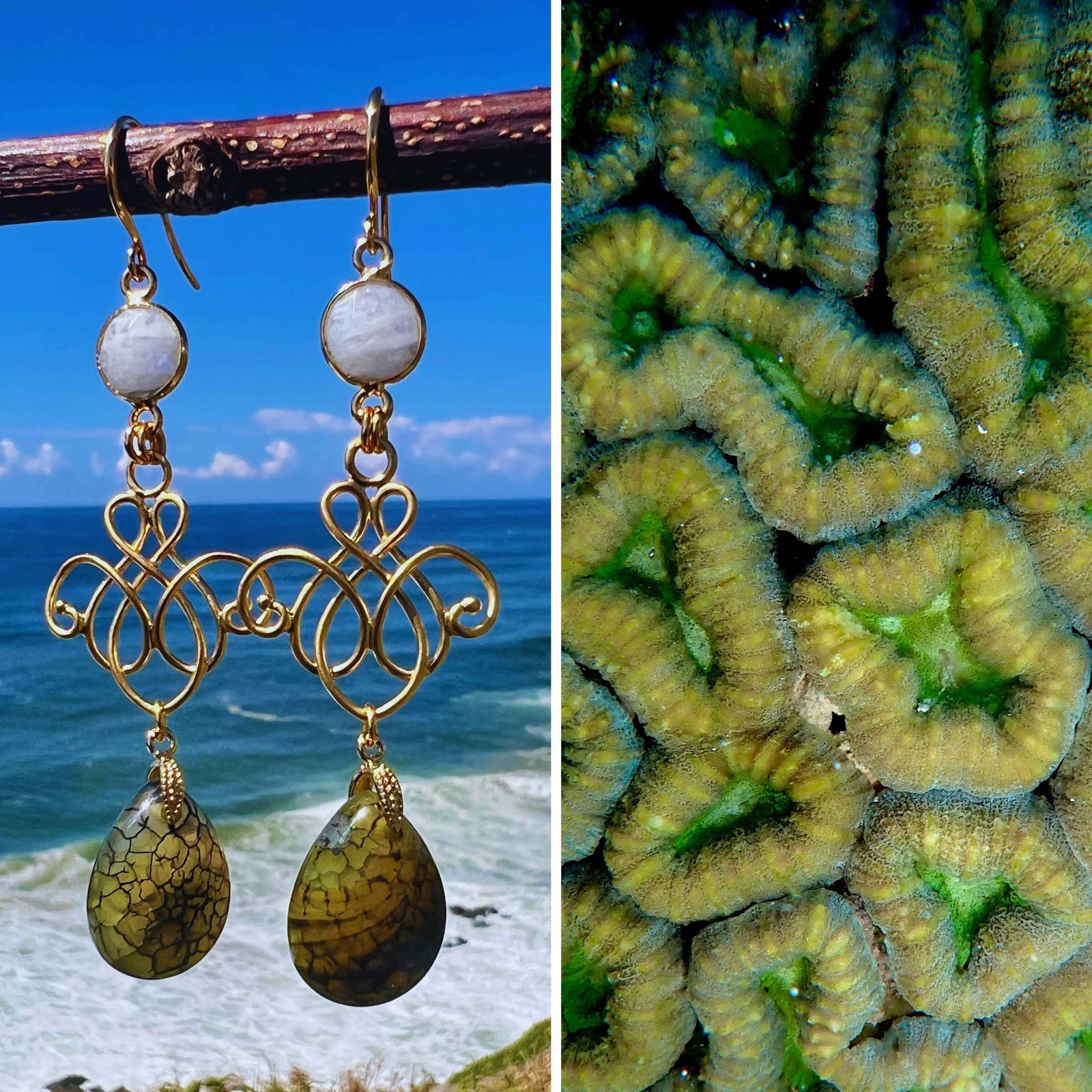 N°070 Statement Earrings - The Vanuatu Collection