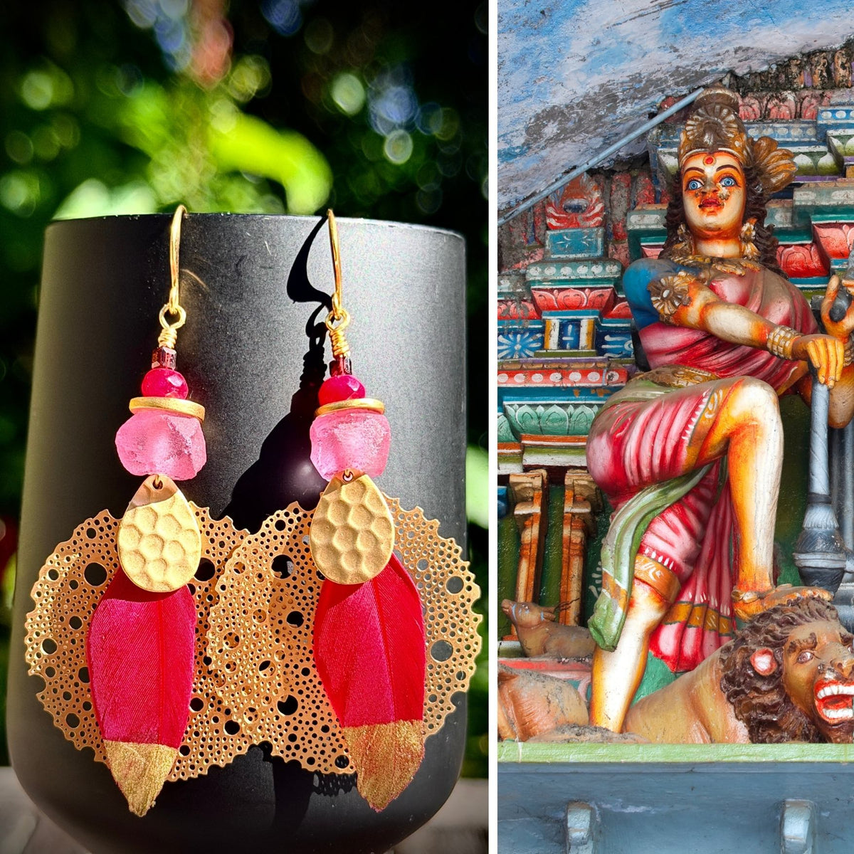 N°074 Statement Earrings - The Sri Lanka Collection