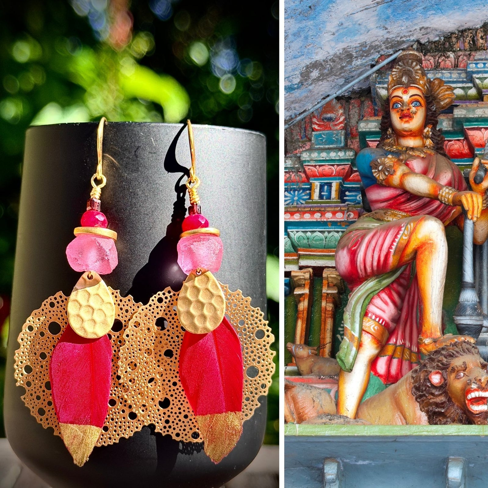 N°074 Statement Earrings - The Sri Lanka Collection
