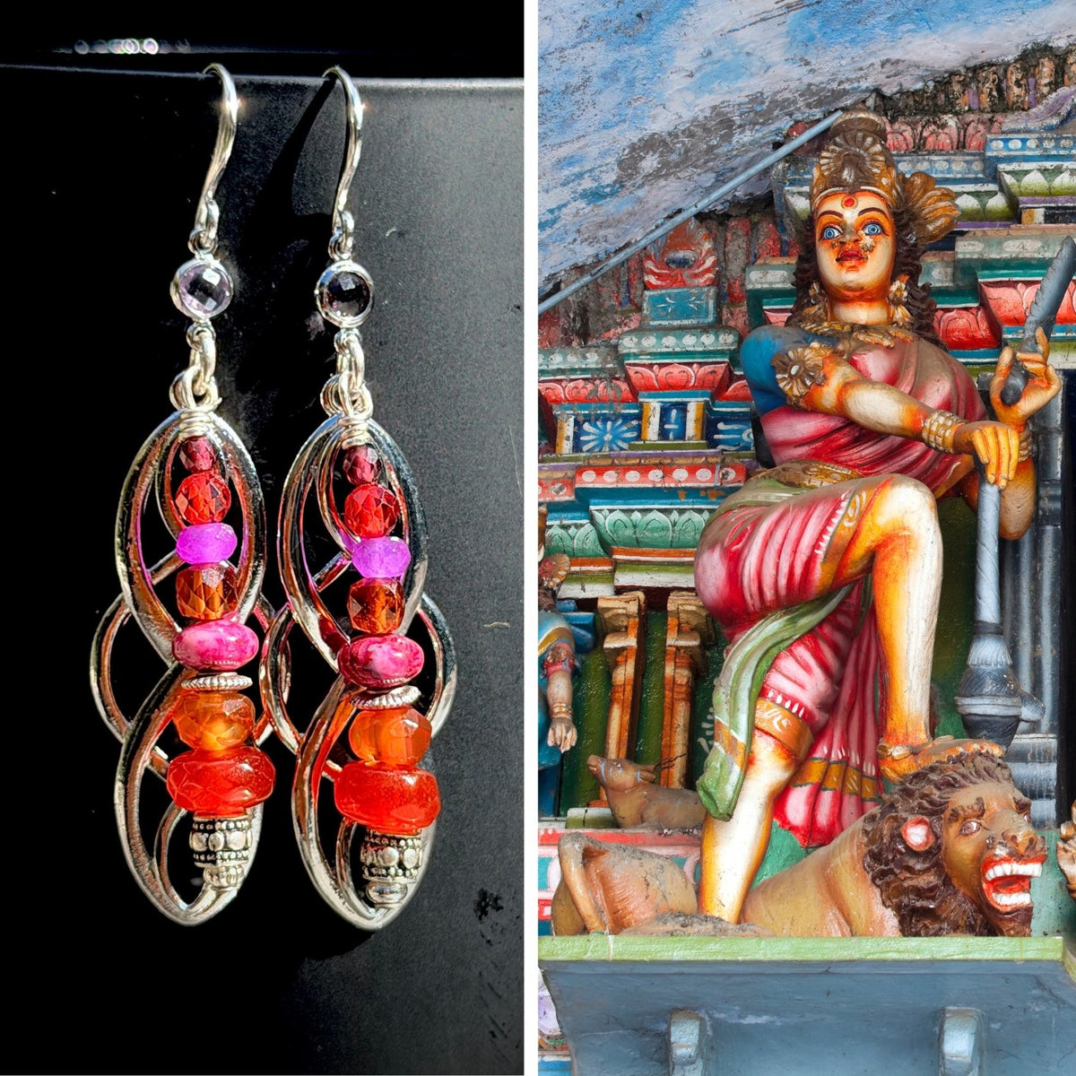 N°080 Statement Earrings - The Sri Lanka Collection