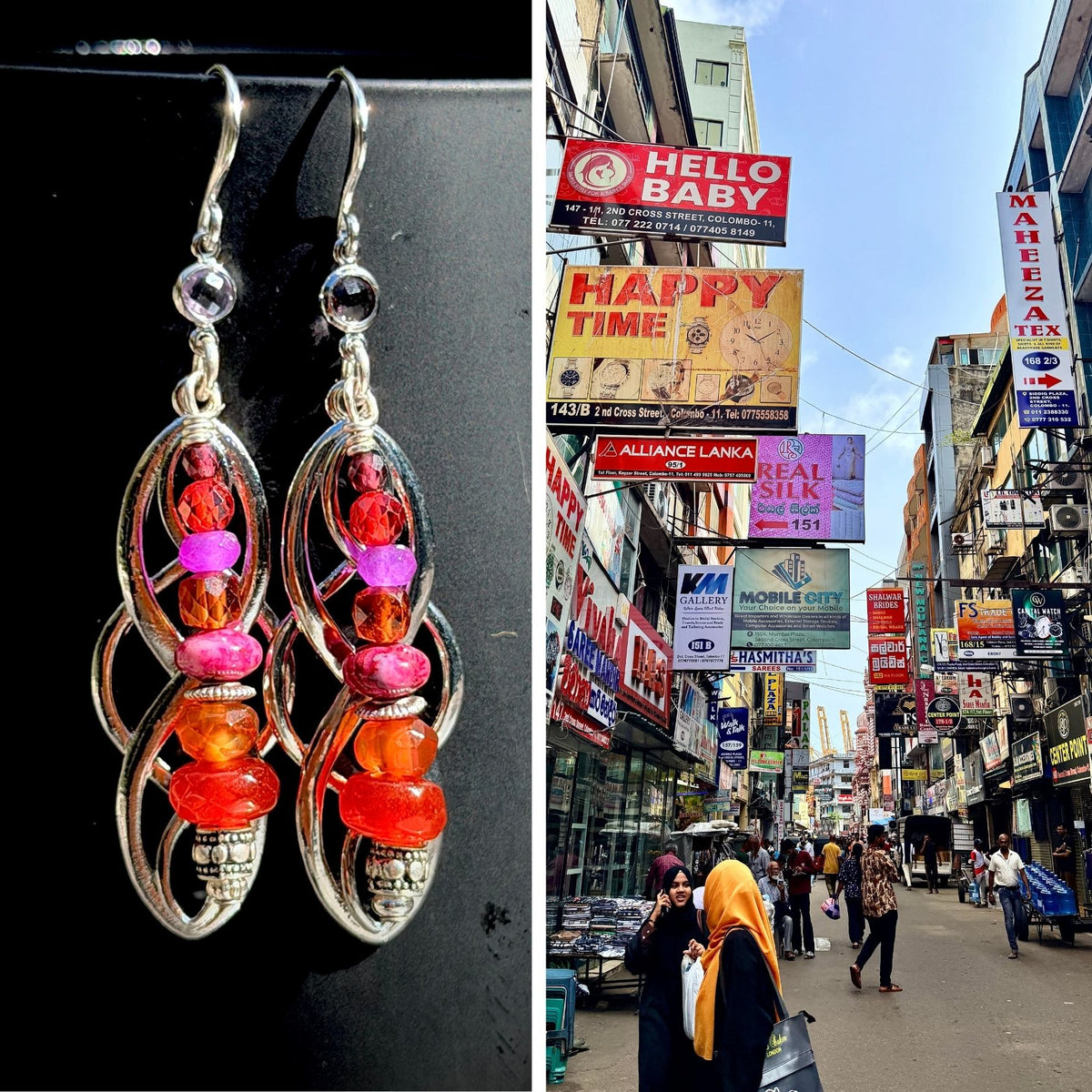 N°080 Statement Earrings - The Sri Lanka Collection