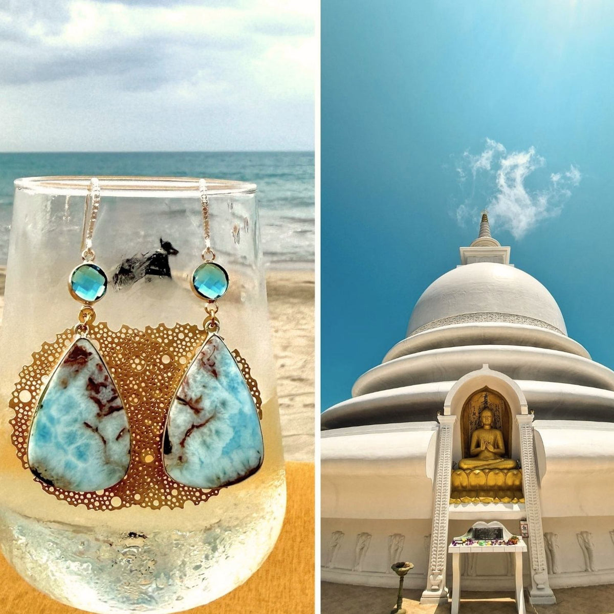 N°084 Statement Earrings - The Sri Lanka Collection