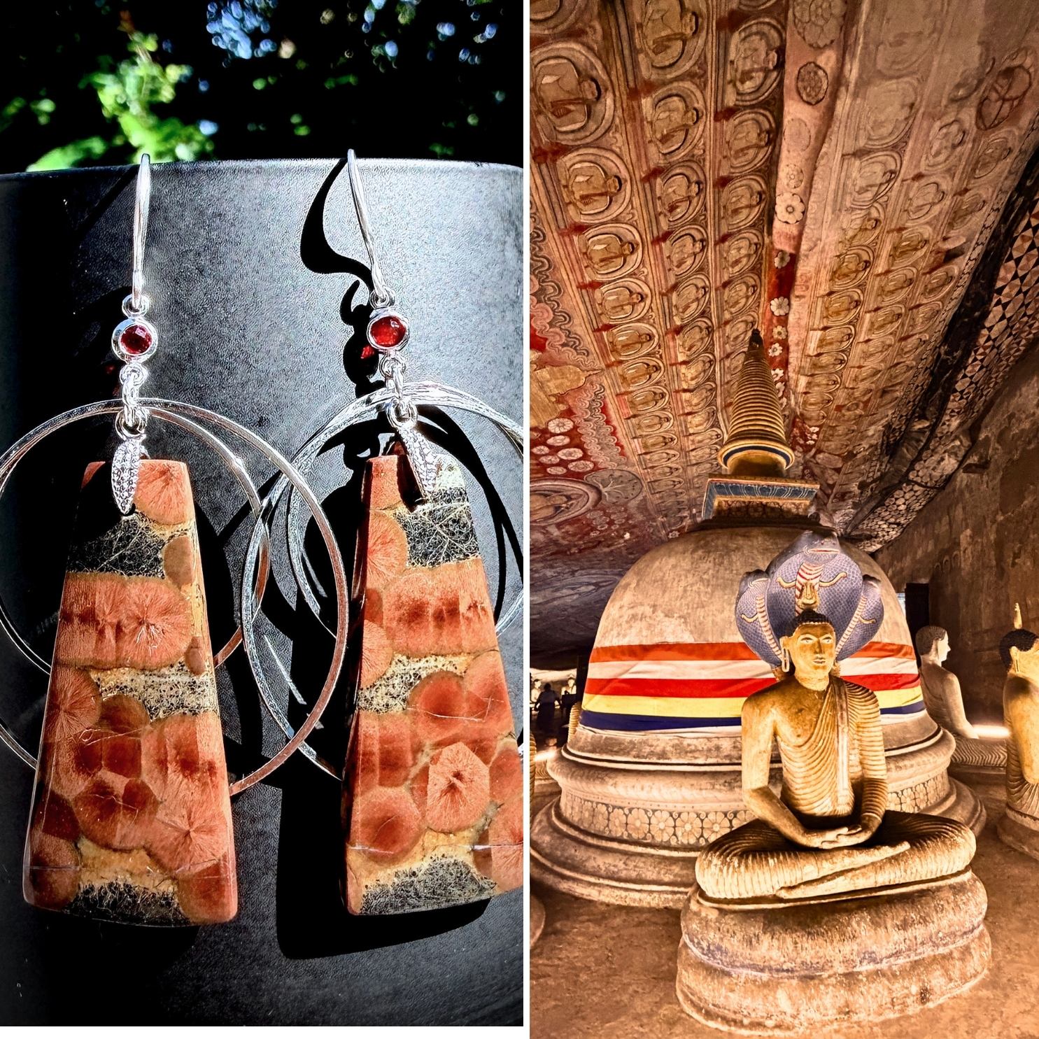 N°085 Statement Earrings - The Sri Lanka Collection