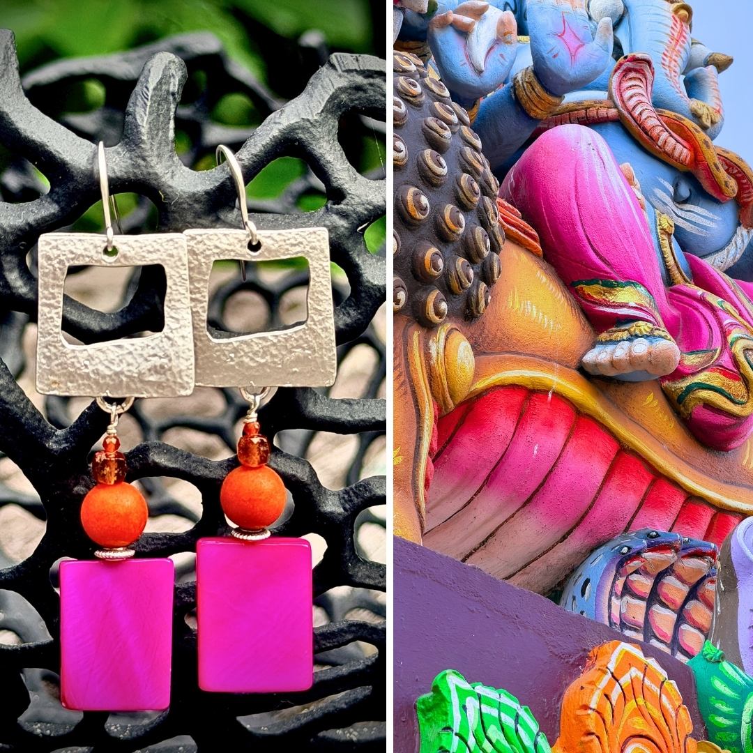 N°089 Statement Earrings - The Sri Lanka Collection