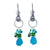 N°907 The Mystery of Love & Water Statement Earrings