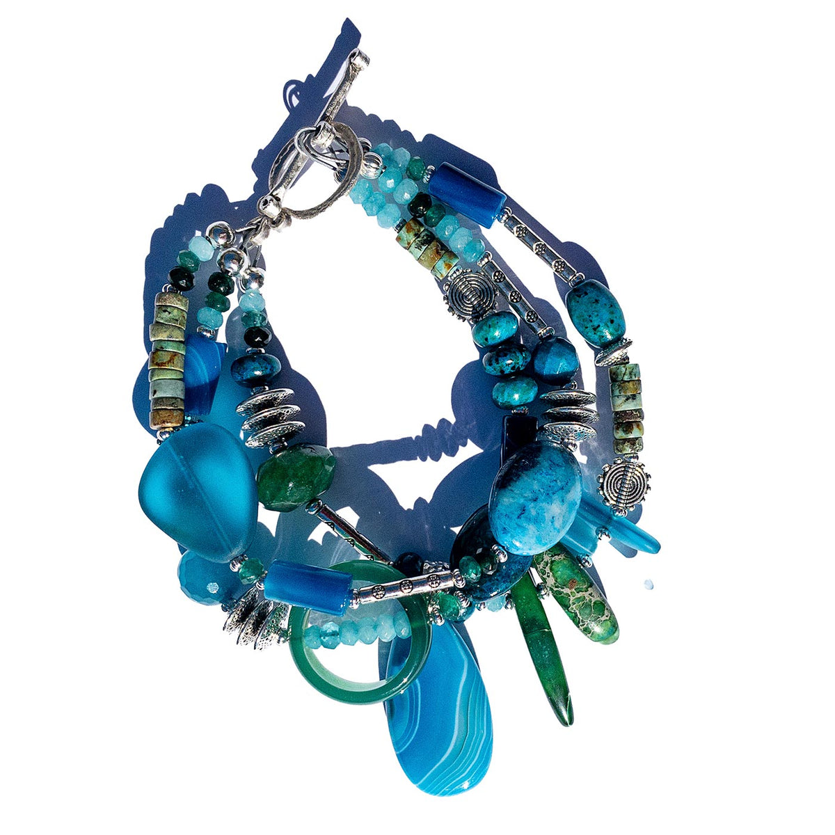 N°940 The Mystery of Love &amp; Water Statement Bracelet