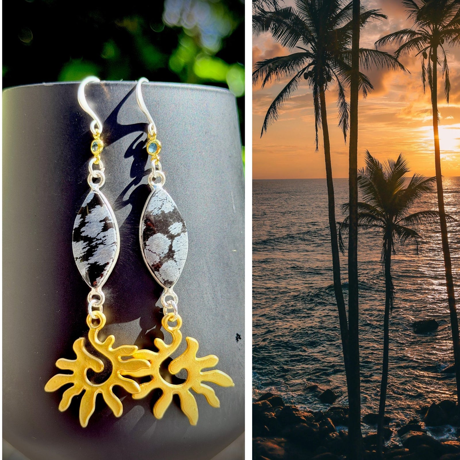 N°095 Statement Earrings - The Sri Lanka Collection