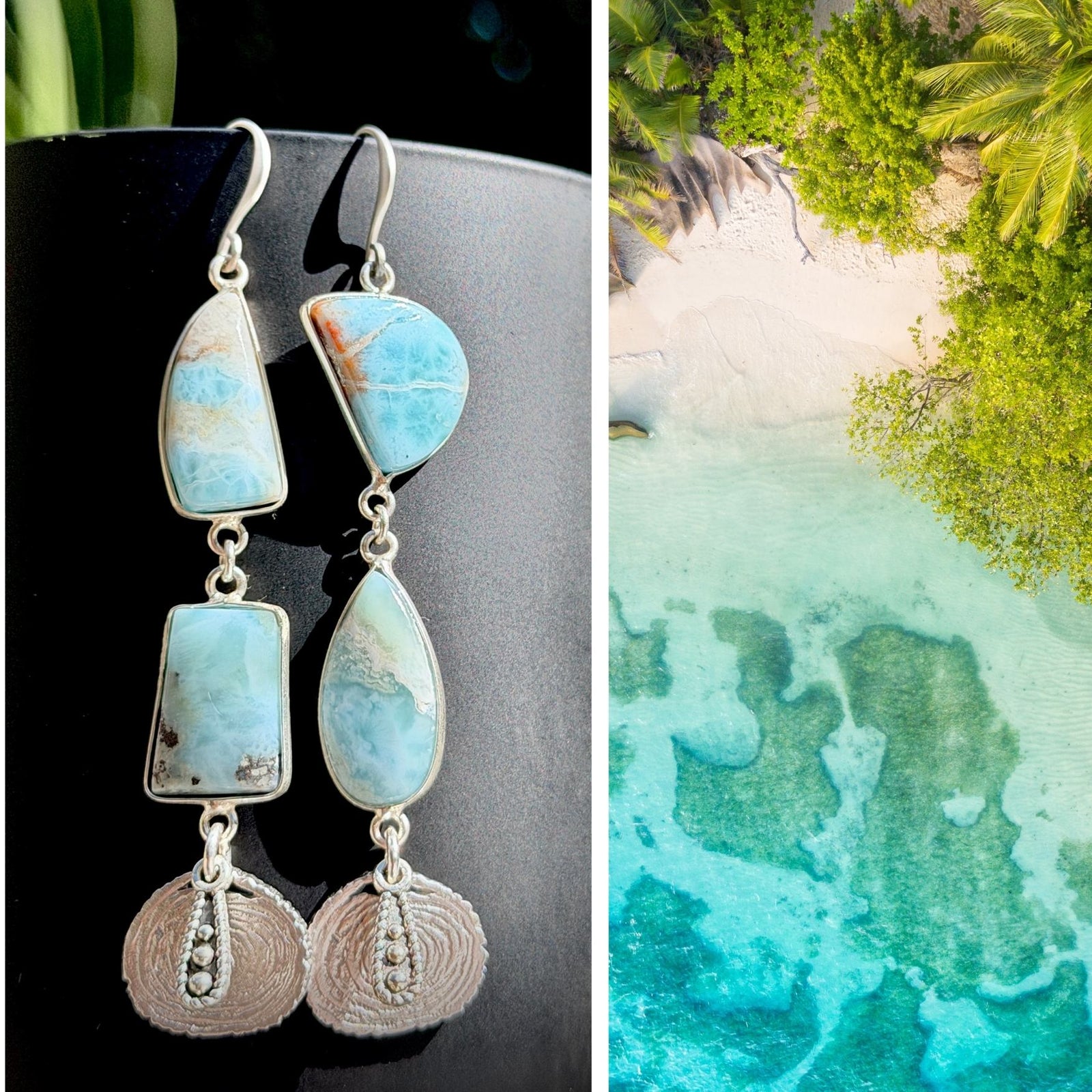 N°098 Statement Earrings - The Sri Lanka Collection