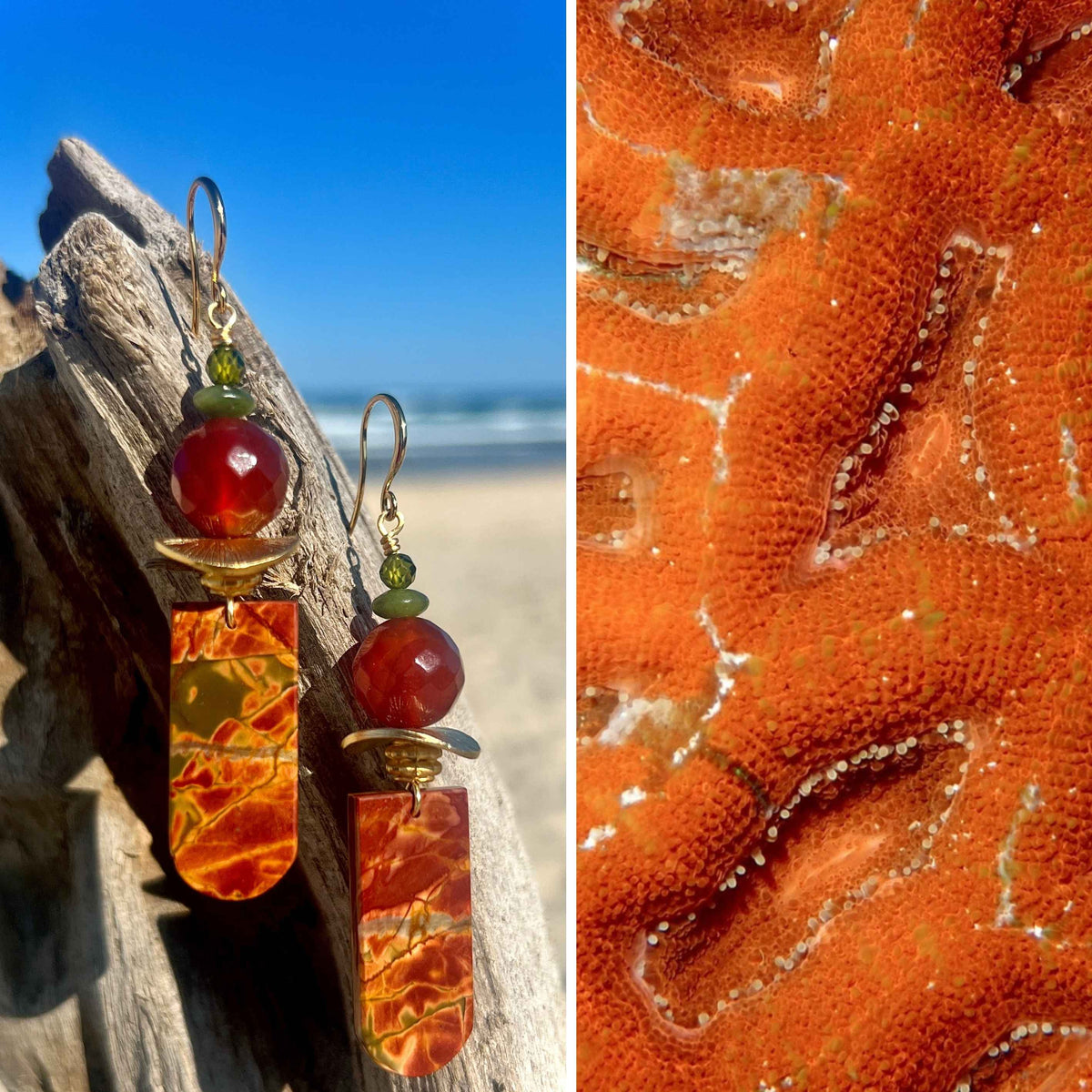 N°028 Statement Earrings - The Vanuatu Collection