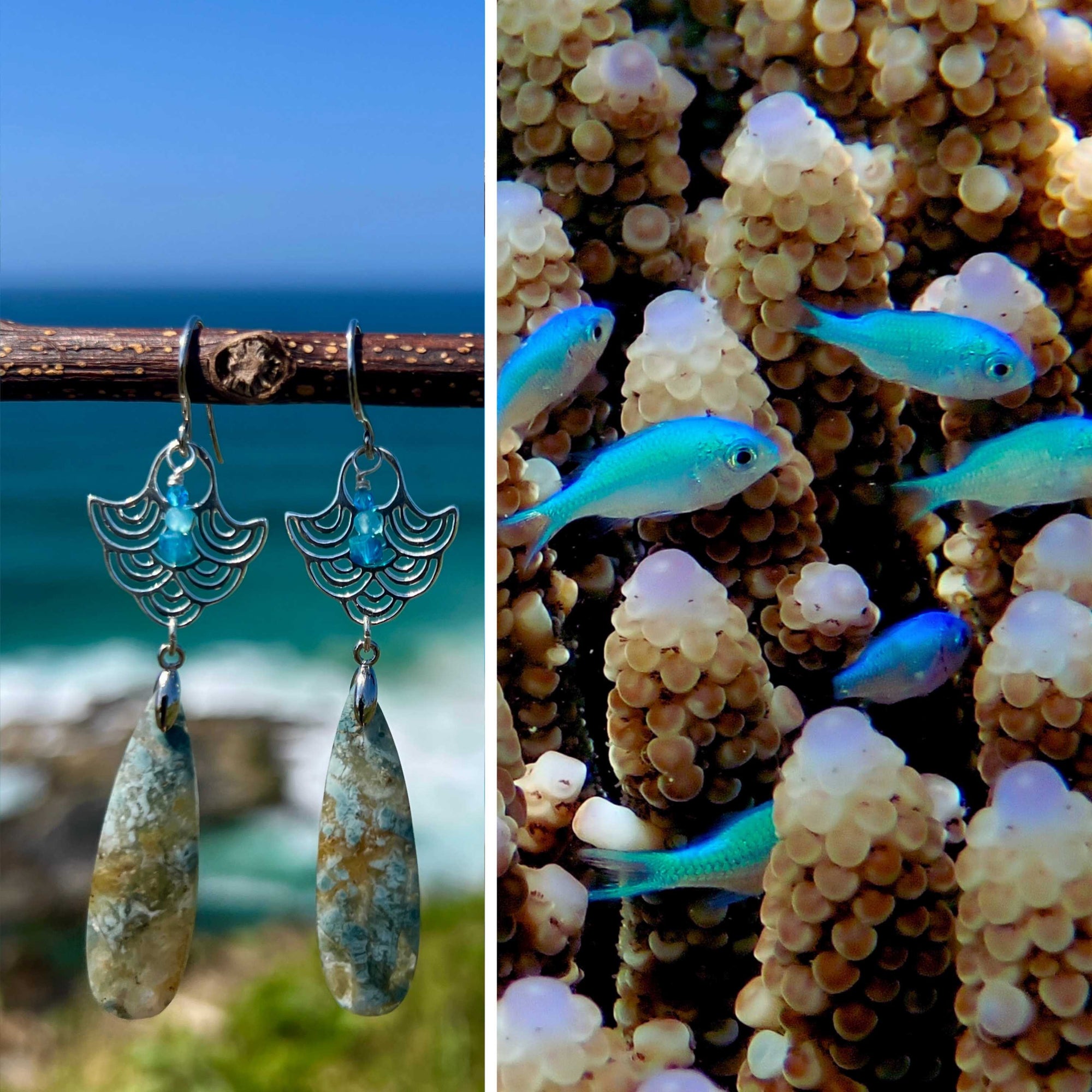 N°043 Statement Earrings - The Vanuatu Collection