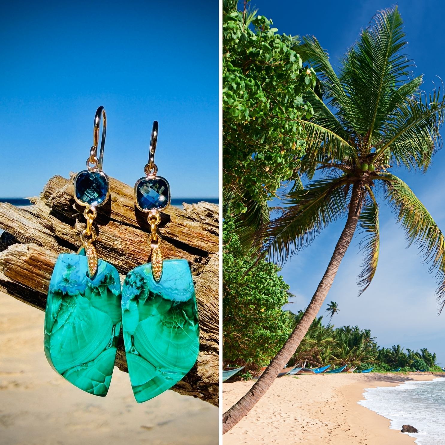 N°129 Statement Earrings - The Sri Lanka Collection