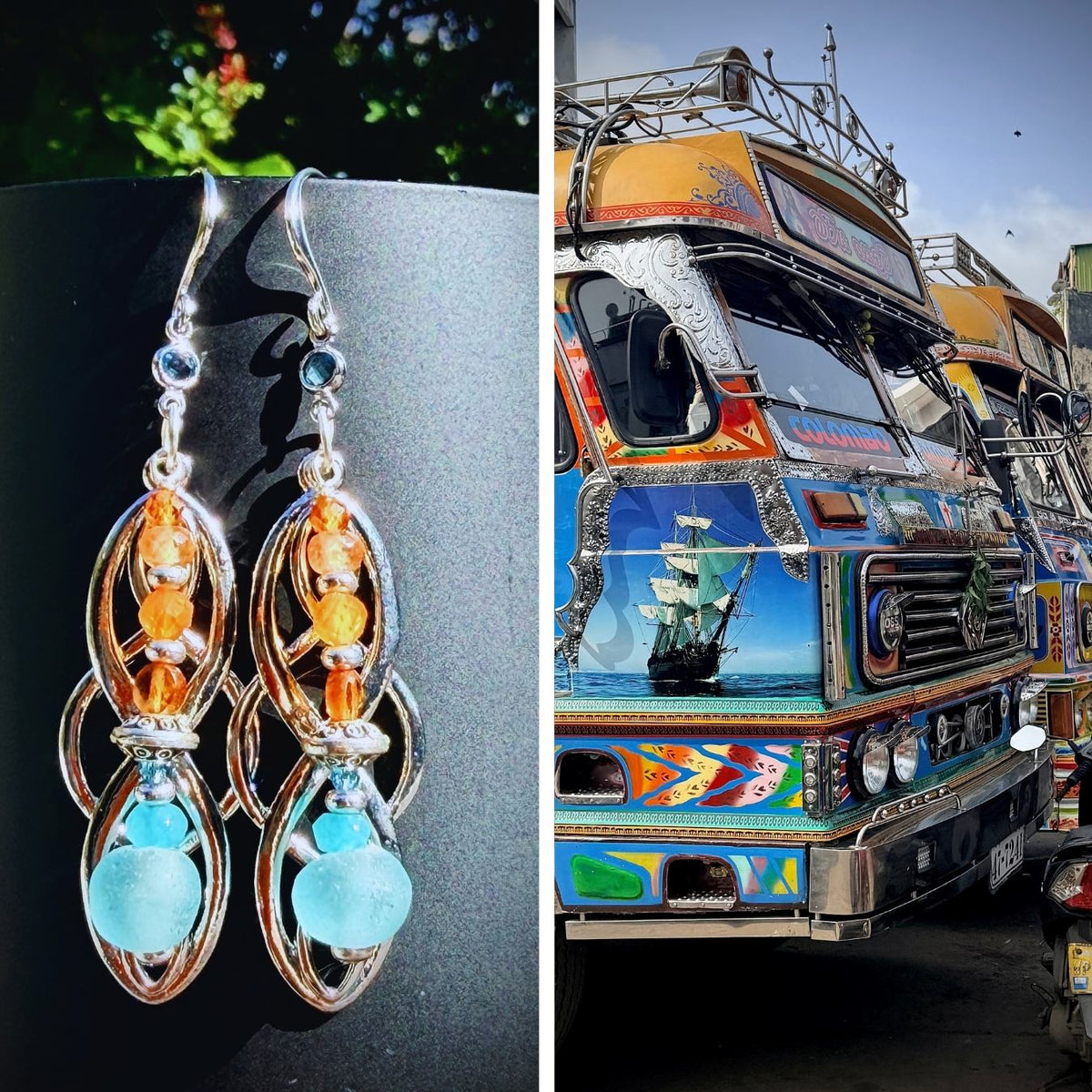 N°130 Statement Earrings - The Sri Lanka Collection