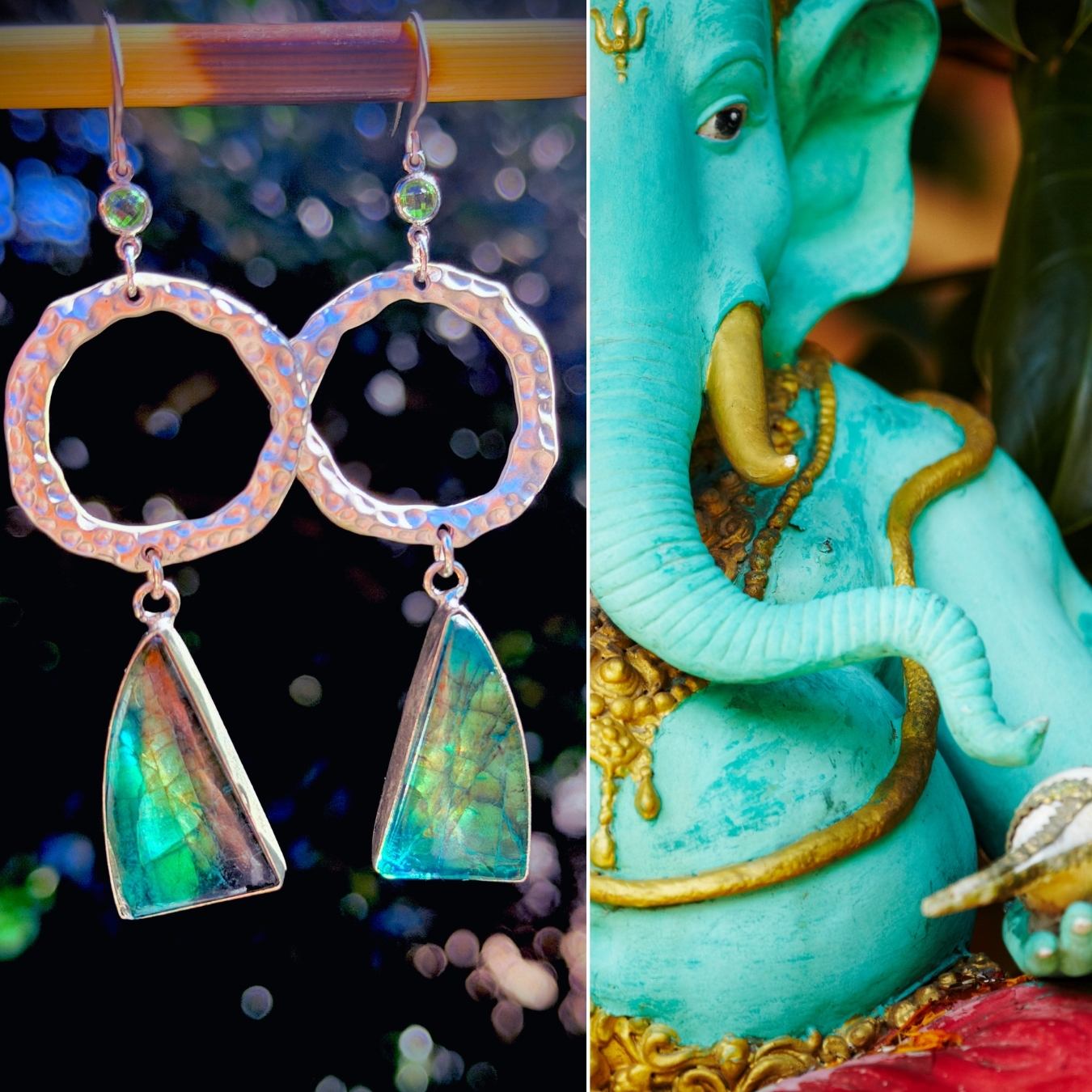 N°096 Statement Earrings - The Sri Lanka Collection