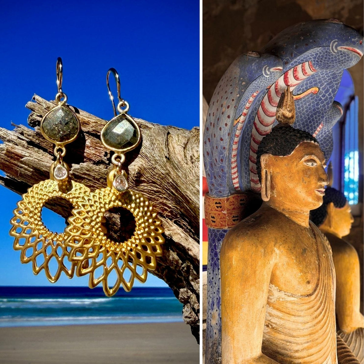 N°134 Statement Earrings - The Sri Lanka Collection