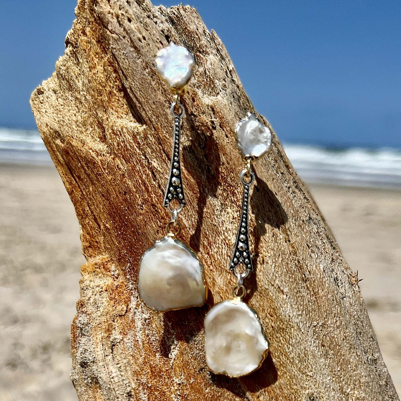 N°1035 Statement Earrings - The Pearl Collection