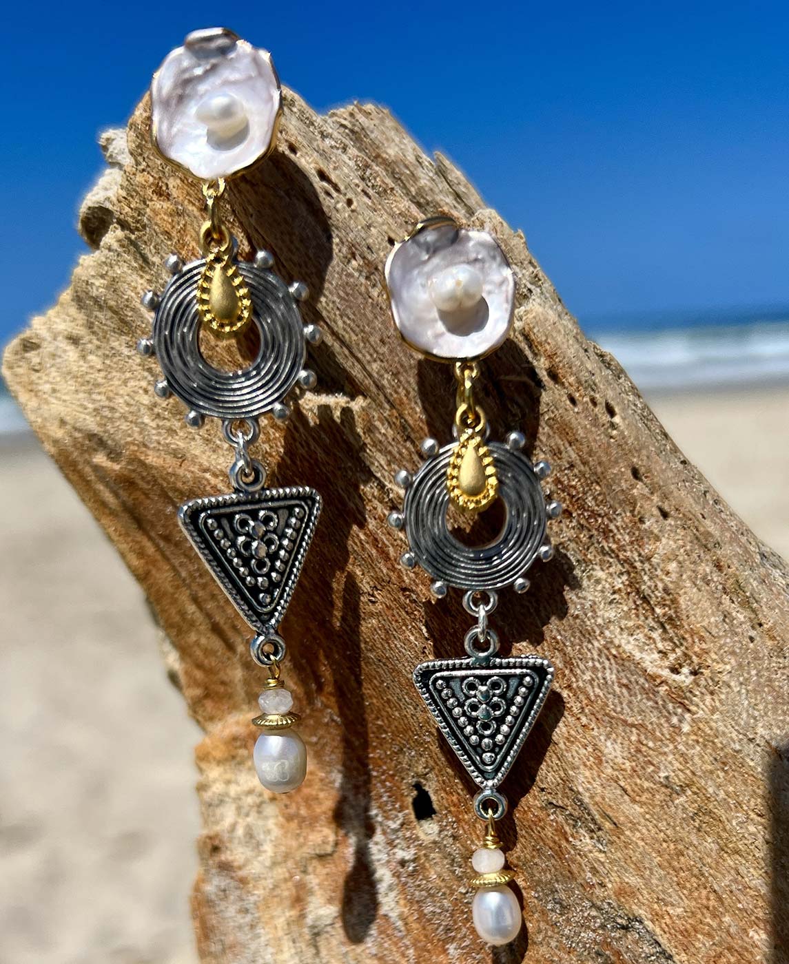 N°1042 Statement Earrings - The Pearl Collection