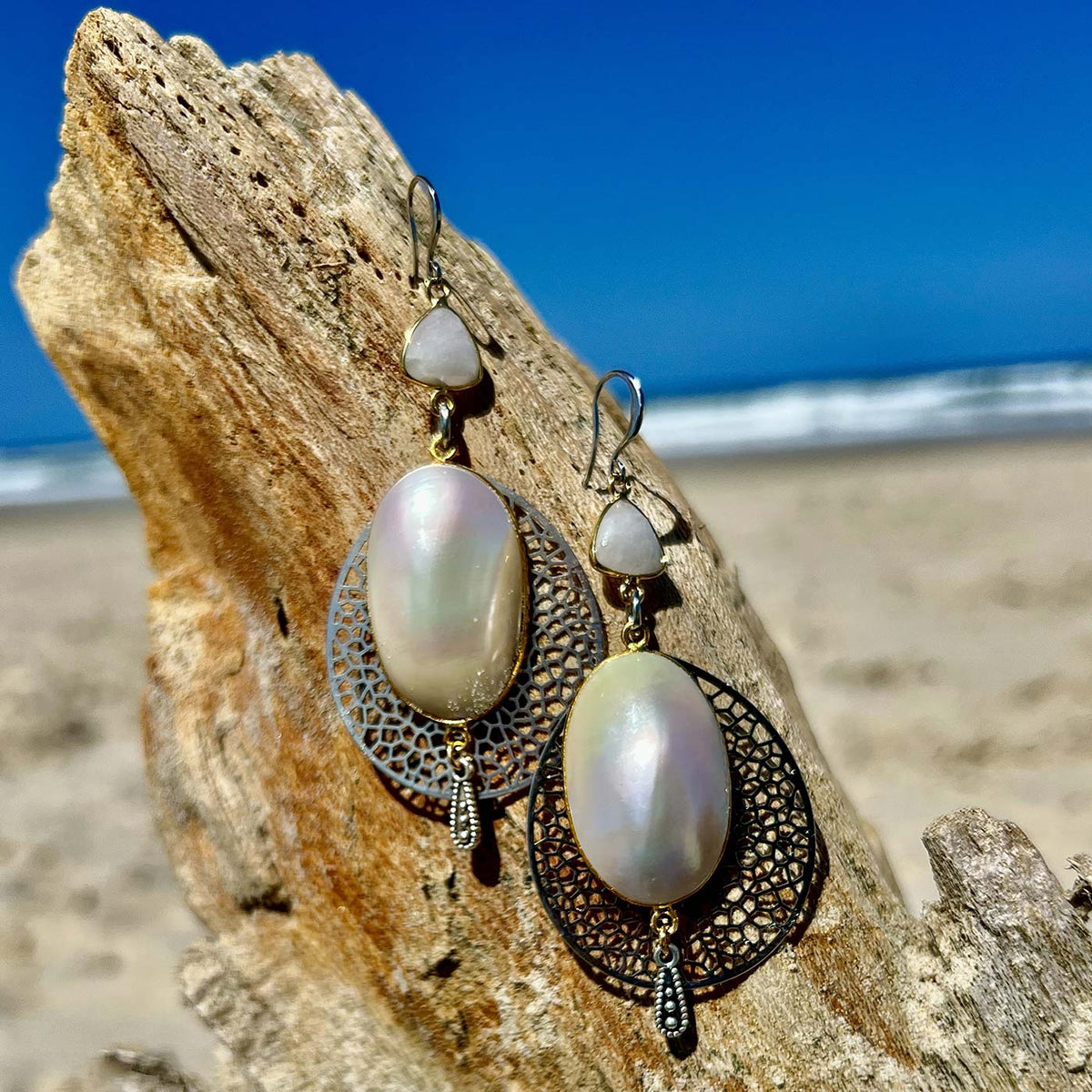 N°1014 Statement Earrings - The Pearl Collection