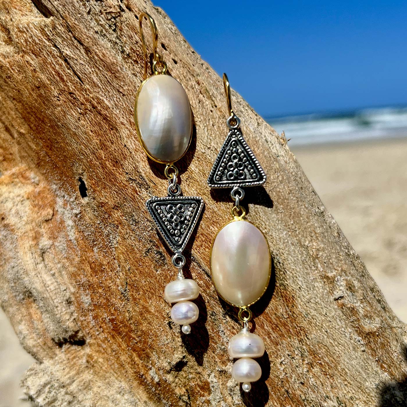 N°1015 Statement Earrings - The Pearl Collection