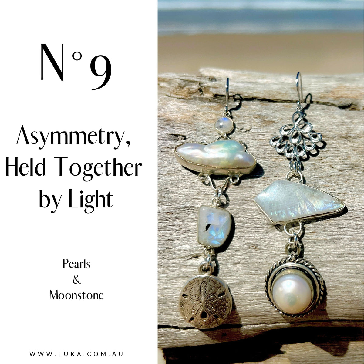 N°009 Statement Earrings - The Living Ocean Colour Collection