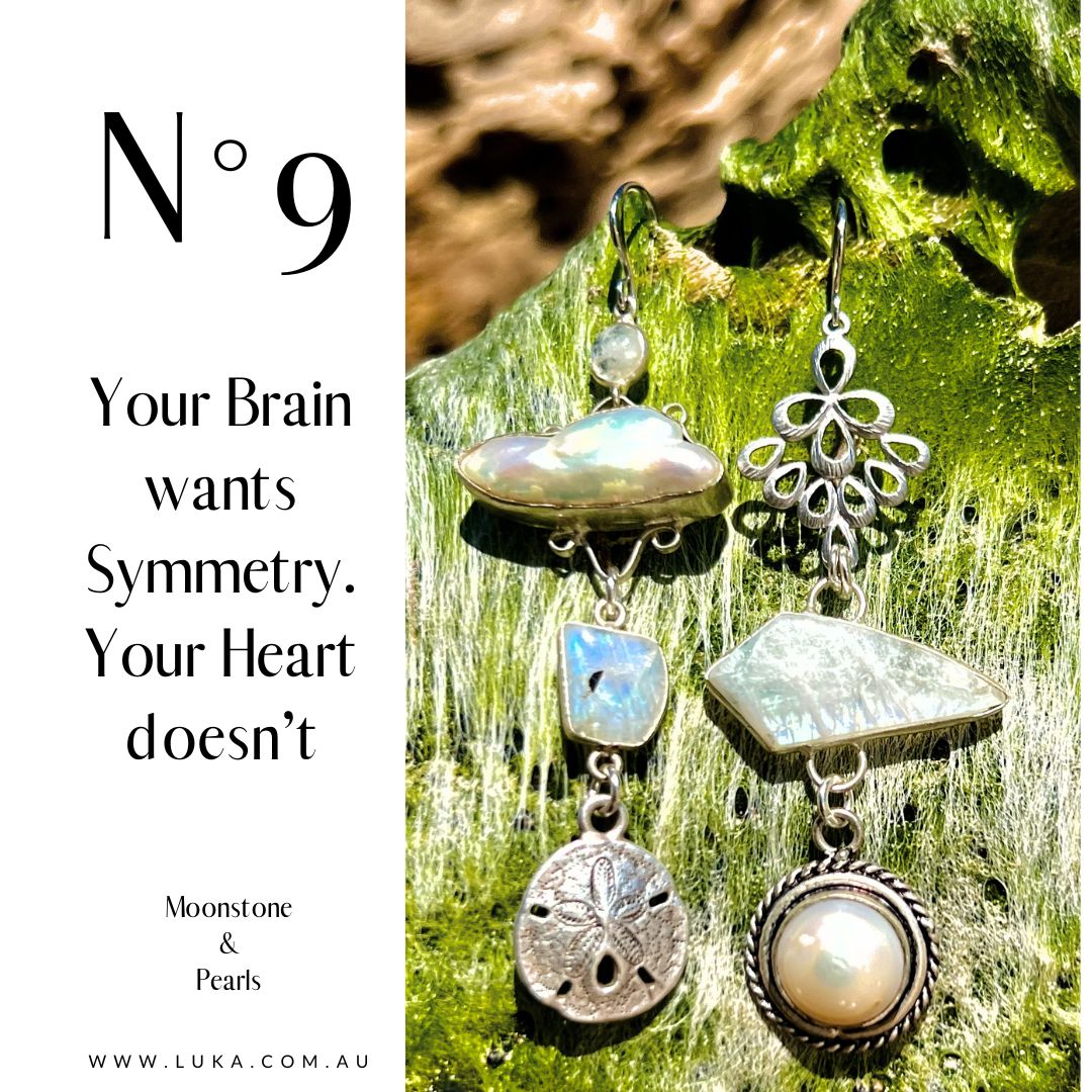 N°009 Statement Earrings - The Living Ocean Colour Collection