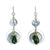 N°760 The World of Green Calm Statement Earrings