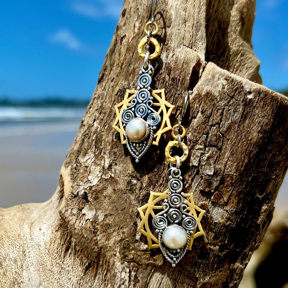 N°845 For the Love of Pearls Statement Earrings