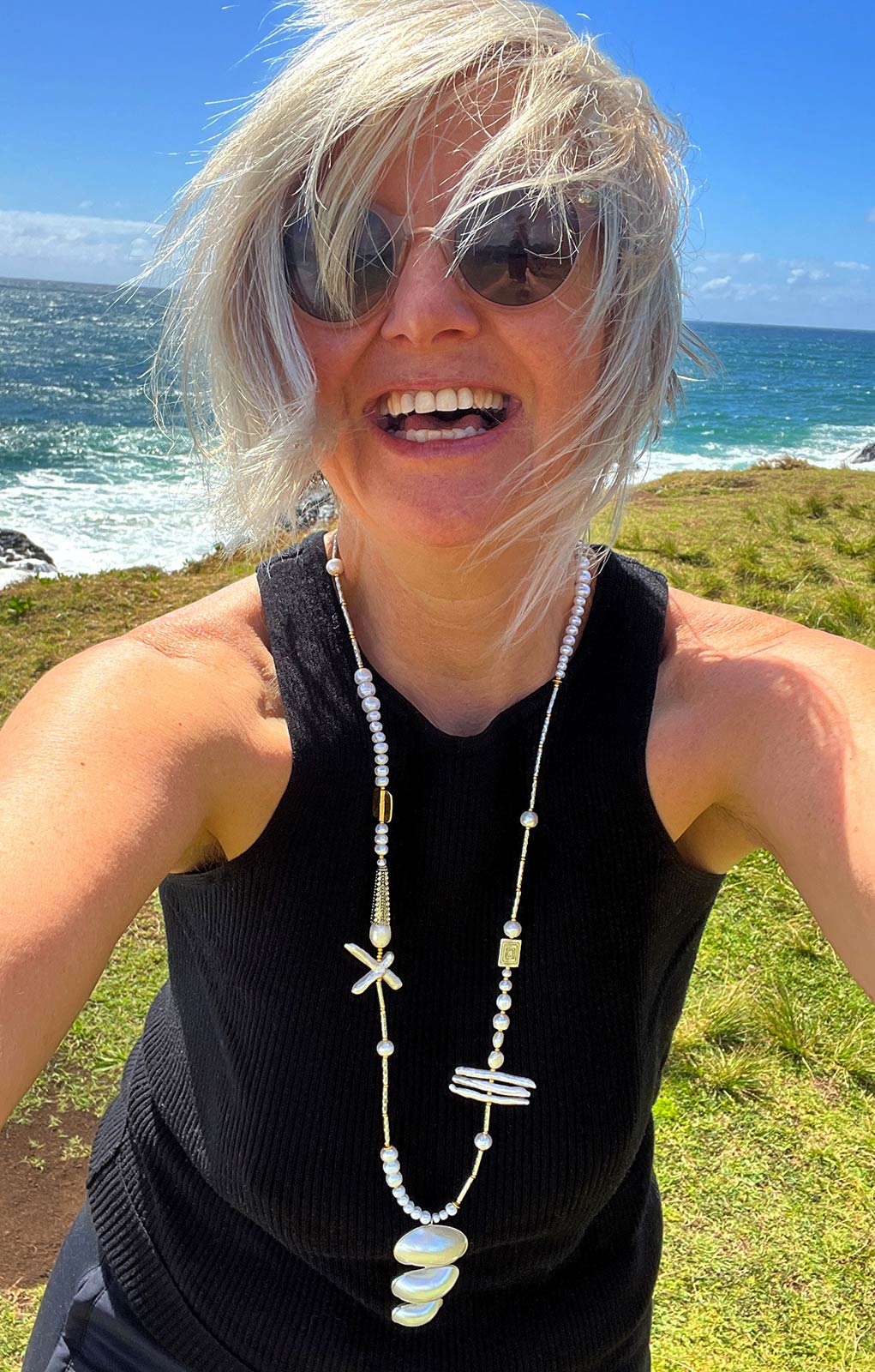 N°789 For the Love of Pearls Statement Necklace &amp; Earring Set No 3