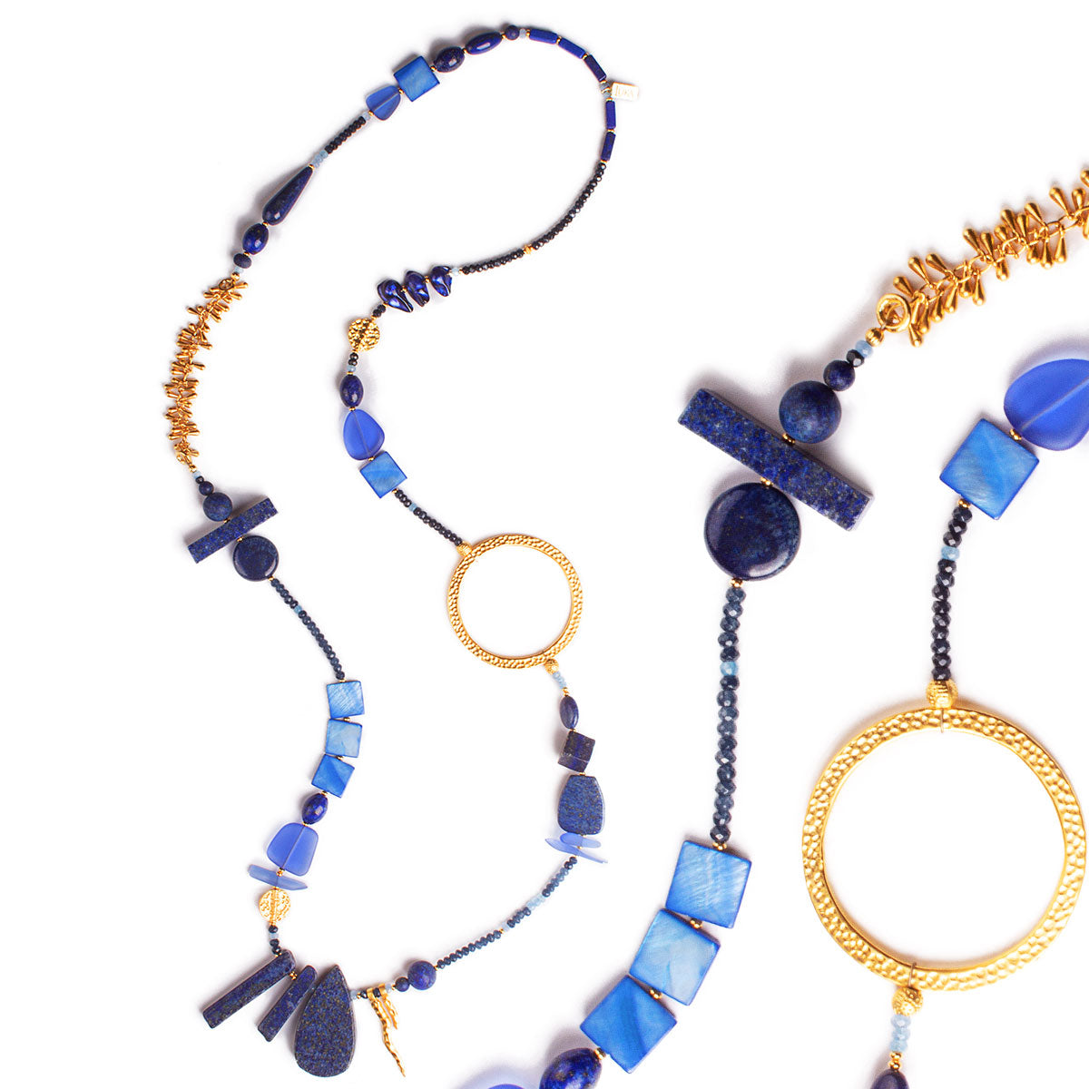 N°612 The Future is Blue Statement Necklace